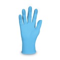 Food Service Disposable & Single Use Gloves | Ansell 54188 4 mil Thick 9.5 in. Long Powder-Free G10 Comfort Plus Blue Nitrile Gloves - Large, Light Blue (100/Box) image number 0