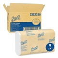Perforated Roll & Hand Towels | Scott 03623 10.13 in. x 13.15 in. 1-Ply Essential C-Fold Towels - White (9 Packs/Carton) image number 0