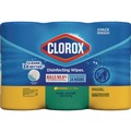 Cleaning Cloths & Wipes | Clorox 30208 7 in. x 8 in. 1-Ply Disinfecting Wipes - White Fresh Scent/Citrus Blend (4 Packs/Carton) image number 1
