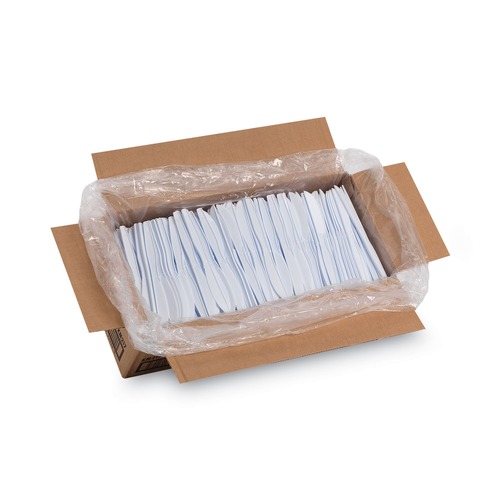 Disposable Knives | Dixie KM217 Heavy Medium Weight Knives Plastic Cutlery - White (1000/Carton) image number 0