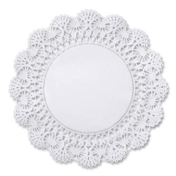 PRODUCTS | Hoffmaster 500235 6 in. Round Cambridge Lace Doilies - White (1,000/Carton)