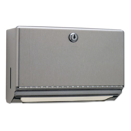 Towel Dispensers | Bobrick B-26212 4 in. x 10.75 in. x 7.12 in. Surface-Mounted Paper Towel Dispenser - Stainless Steel image number 0