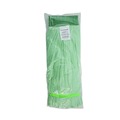 Mop Heads | Boardwalk BWKMWTLGCT Microfiber Looped-End Wet Mop Head - Large, Green (12/Carton) image number 2