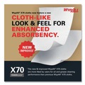 Perforated Roll & Hand Towels | WypAll 83571 X70 Wipers In A Bucket 13 in. x 10 in. Wipe Refills - White (220/Roll, 3 Rolls/Carton) image number 4