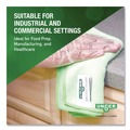 Cleaning Cloths & Wipes | Unger MF400 16 in. x 15 in. SmartColor Microfiber MicroWipes - Green (10/Pack) image number 4