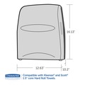 Towel Dispensers | Kimberly-Clark Professional 09996 Sanitouch Hard Roll 12.63 in. x 10.2 in. x 16.13 in. Towel Dispenser - Smoke image number 3