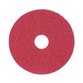 Floor Pads-Cleaning, Buffing & Polishing | Boardwalk BWK4014RED 14 in. Diameter Buffing Floor Pads - Red (5/Carton) image number 0