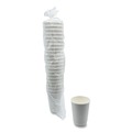 Cups | Boardwalk BWKDW12HCUPPK 12 oz. Double-Walled Paper Hot Cups - White (25/Pack) image number 0