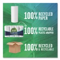 Perforated Roll & Hand Towels | Seventh Generation SEV 13739 2-Ply 11 in. x 5.4 in. 156 Sheets 100% Recycled Paper Kitchen Towel Rolls (8/Pack) image number 3