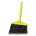 Brooms | Rubbermaid Commercial FG637500GRAY 7920014588208 46.78-in Handle Angled Large Broom - Gray/Yellow image number 1