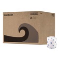 Toilet Tissues | Boardwalk 6155B 4.5 in. x 4.5 in. 2-Ply Septic Safe Toilet Tissue - White (96/Carton) image number 0