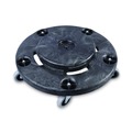 Dollies | Boardwalk 3485200 300 lbs. Capacity 18.25 in. Diameter Refuse Container Utility Dolly - Gray image number 0