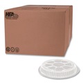 Food Containers & Lids | Handi-Foil 2046DL 9 in. x 0.88 in. Plastic Dome Lids Fits Round Pan 2046 - Clear (500/Carton) image number 0