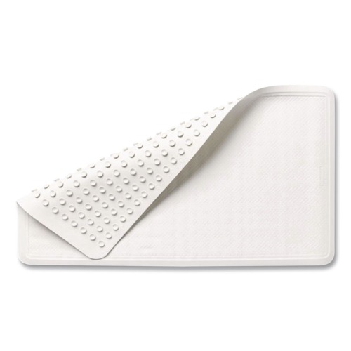 Safety Mats | Rubbermaid Commercial 1982726 Safti Grip Latex-Free 16 in. x 28 in. Vinyl Bath Mat - White image number 0