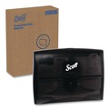 Toilet Seat Cover Dispensers | Scott 09506 17.5 in. x 2.25 in. x 13.25 in. Personal Seat Cover Dispenser - Black image number 0
