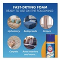Air Fresheners & Odor Eliminators | Arm & Hammer 33200-00514 15 oz. Aerosol Spray Fabric and Carpet Foam Deodorizer - Fresh Scent image number 2