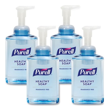 PURELL 5016-04 HEALTHY SOAP 515 mL Gentle and Free Foam - Fragrance-Free (4/Carton)