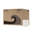 Perforated Roll & Hand Towels | Boardwalk 8122 8 in. x 800 ft. 1-Ply Hardwound Paper Towels - White (6/Carton) image number 0
