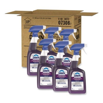 Dawn Professional 07308 32 oz. Spray Bottle Fresh Scent Multi-Surface Heavy Duty Degreaser (6/Carton)