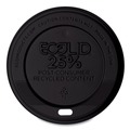 Cup Lids | Eco-Products EP-HL16-BR EcoLid 25% Recyclable 10 - 20 oz. Hot Cup Lid - Black (1000/Carton) image number 1