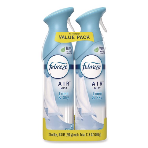 Air Fresheners & Odor Eliminators | Febreze 80816816 8.8 oz. Aerosol Spray AIR - Linen and Sky (3 Packs/Carton) image number 0