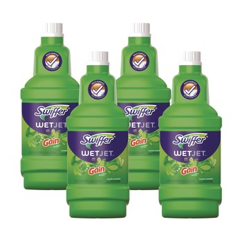 Swiffer 77809 1.25 L Bottle Original Scent WetJet System Cleaning Solution Refill (4/Carton)
