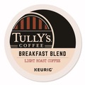 Coffee - Caffeinated | Tully's Coffee 5000330027 Coffee K-Cups - Breakfast Blend (24/Box) image number 1
