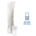 Cups | Boardwalk BWKTRANSCUP20PK 20 oz. Translucent Plastic Cold Cups - Clear (50/Pack) image number 2