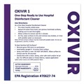 Cleaning Cloths & Wipes | Diversey Care 100850922 Oxivir 7 in. x 8 in. 1-Ply 1 Wipes (60/Canister, 12 Canisters/Carton) image number 6