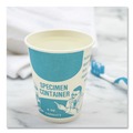 Medical Cups & Accessories | SOLO SC378-3008 8 oz Paper Specimen Cups - Blue/White (50/Sleeve, 20 Sleeves/Carton) image number 3