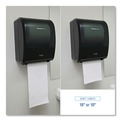 Towel Dispensers | Boardwalk BWK33GREEN 12.31 x 9.31 x 15.94 Xtra Electronic Hand Towel Dispenser - Black (1/Carton) image number 7