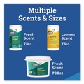 Cleaning Cloths & Wipes | Clorox 31547 1 Ply 7 in. x 8 in. Fresh Scent Disinfecting Wipes - White (1/Carton) image number 2
