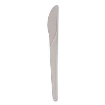 Eco-Products EP-S011-W Plantware 6 in. Knife Compostable Cutlery - White (1000/Carton)