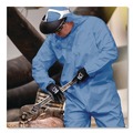 Cleaning Cloths & Wipes | KleenGuard 45355 A65 Flame-Resistant Hood and Boot Coveralls - 2XL, Blue (25/Carton) image number 3