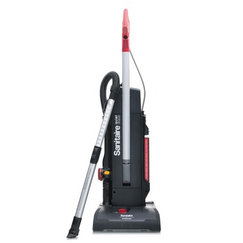 Sanitaire SC9180D 110V 13 in. Cleaning Path MULTI-SURFACE QuietClean Two-Motor Upright Vacuum - Black