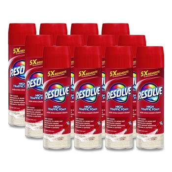 RESOLVE 19200-00706 22 oz. Aerosol Spray Foam Carpet Cleaner (12/Carton)