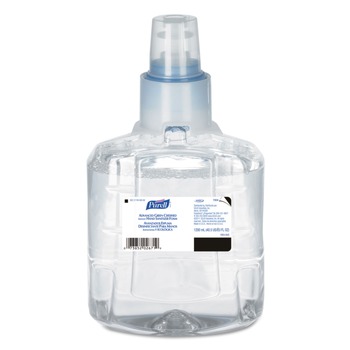 PURELL 1904-02 1200 ml Fragrance-Free Advanced Hand Sanitizer Green Certified Foam Refill for LTX-12 Dispensers