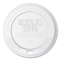 Cup Lids | Eco-Products EP-HL16-WR Ecolid 25% Recy Content Hot Cup Lid fits 10 - 20 oz. - White (1000/Carton) image number 3