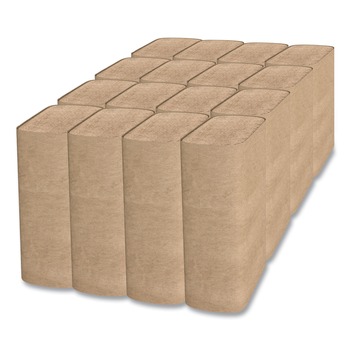 Cascades PRO H175 9 in. x 9.45 in. Multifold 1-Ply Select Folded Towels - Natural (4000/Carton)