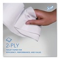Perforated Roll & Hand Towels | Scott 04007 Essential Coreless SRB Septic Safe 2-Ply Bathroom Tissue - White (36/Carton) image number 5