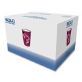 Cups | SOLO OF10BI-0041 10 oz. Paper Bistro Design Hot Drink Cups - Maroon (300/Carton) image number 3