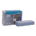 Cleaning Cloths & Wipes | Tork 440278 4-Ply 12.8 in. x 16.4 in. Unscented Industrial Paper Wiper - Blue (450/Carton) image number 4