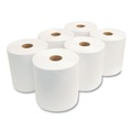 Perforated Roll & Hand Towels | Morcon Paper W6800 Morsoft 8 in. x 800 ft. 1-Ply Universal Roll Towels - White (6 Rolls/Carton) image number 0