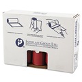 Waste Receptacles | Inteplast Group WSL4046R Low-Density 45 Gallon 40 in. x 46 in. Commercial Can Liners - Red (100/Carton) image number 0