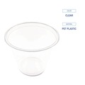 Cups | Boardwalk BWKPET9S 9 oz. Squat PET Cold Cups - Clear (1000/Carton) image number 4
