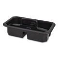 Janitorial & Housekeeping Carts | Rubbermaid Commercial 2202586 Cleaning Caddy Compatible with Full-Size and Compact Housekeeping Carts - Black (6/Carton) image number 1