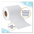 Perforated Roll & Hand Towels | Cottonelle 12456 Clean Care 1-Ply Septic Safe Bathroom Tissue - White (12/Pack) image number 2