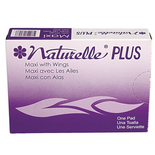Feminine Care Products | Impact 25189973 Naturelle Maxi Pads Plus - No. 4 with Wings (250/Carton) image number 0