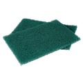 Scouring Pads & Sticks | Scotch-Brite PROFESSIONAL 86 6 in. x 9 in. Heavy-Duty Scouring Pad 86 - Green (12/Pack, 3 Packs/Carton) image number 3