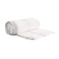Drawstring & Kitchen Bags | Boardwalk BWK1DK100 13 Gallon 24 in. x 28 in. Drawstring Kitchen Bags - White (50 Bags/Roll, 2 Rolls/Carton) image number 2